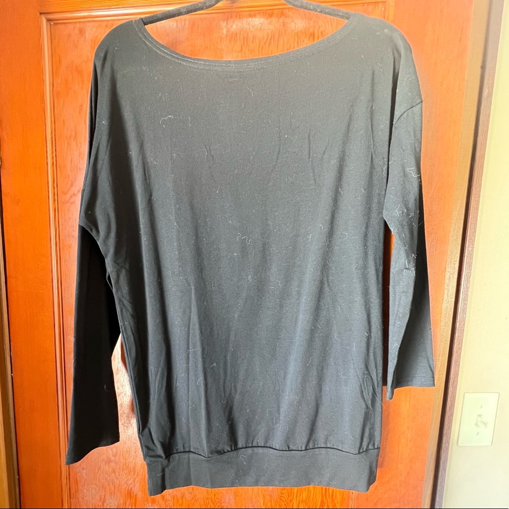 Basic Black Long Sleeve Shirt - Super Stretchy!